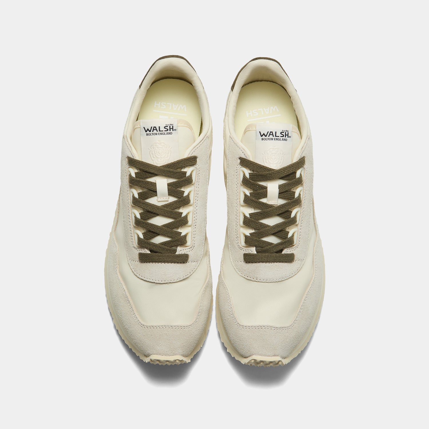 Ensign Lite - Off White & Olive Green