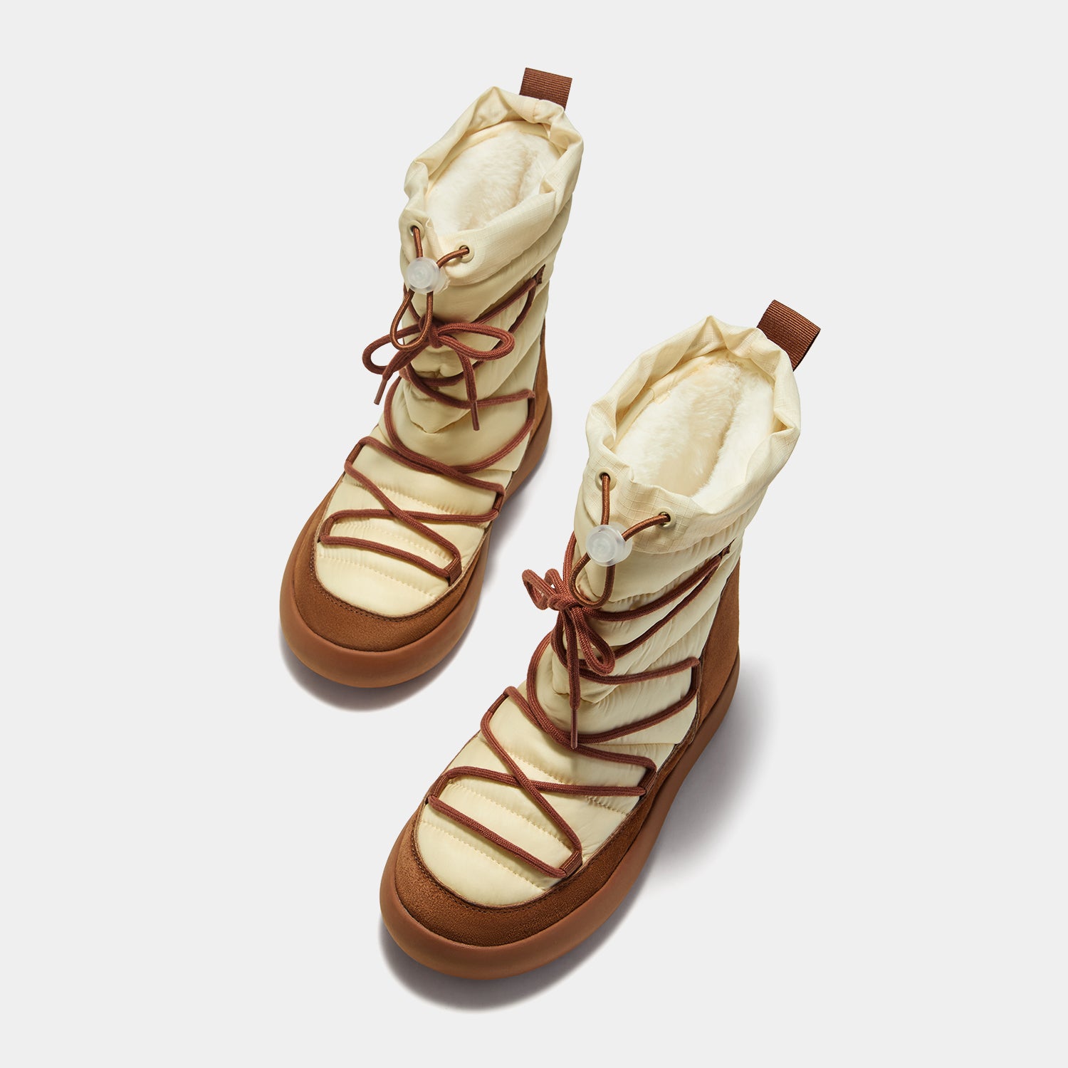 Ernest - Off White & Brown