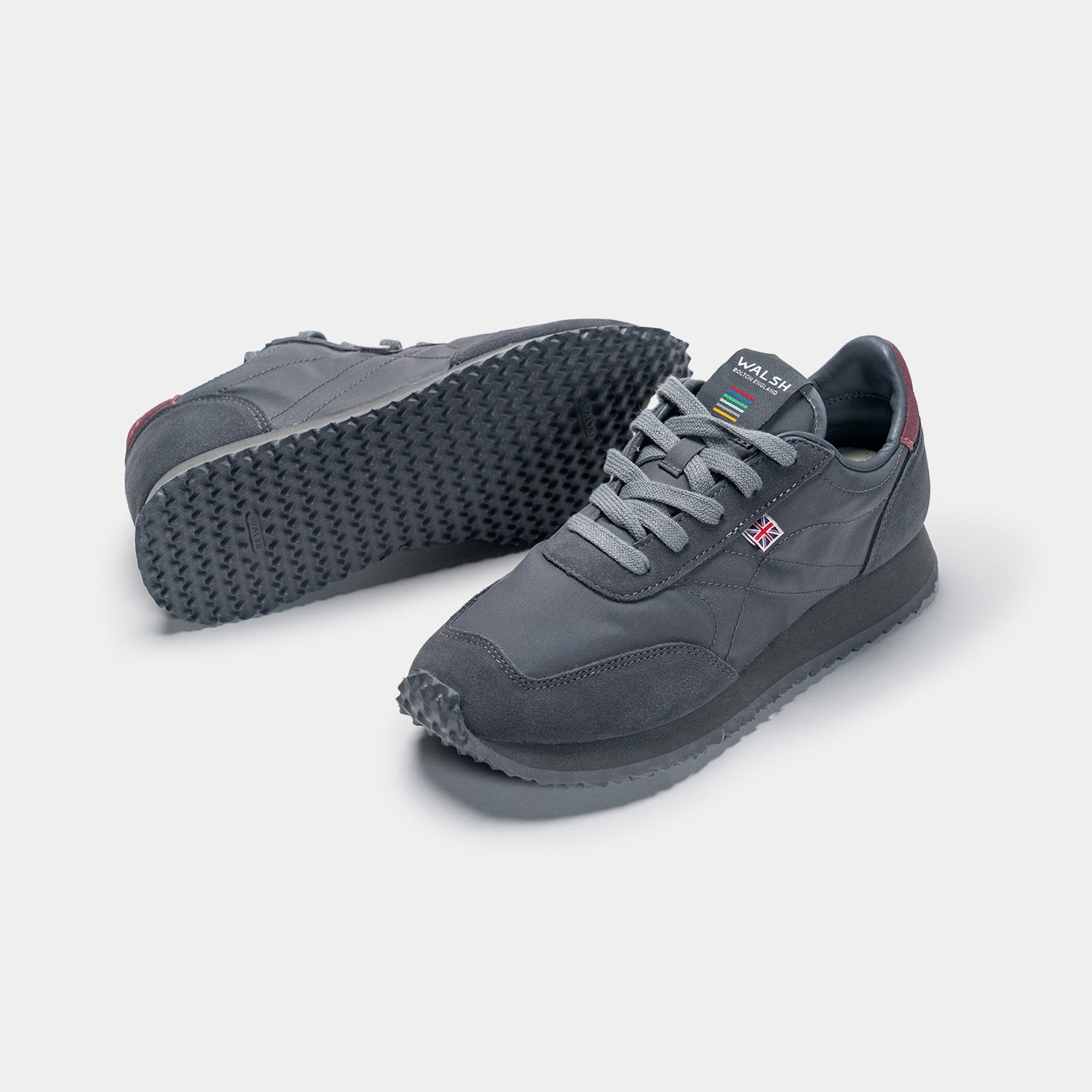 Norman Walsh - Heritage Shoes - Tornado Lite - Gray Burgundy
