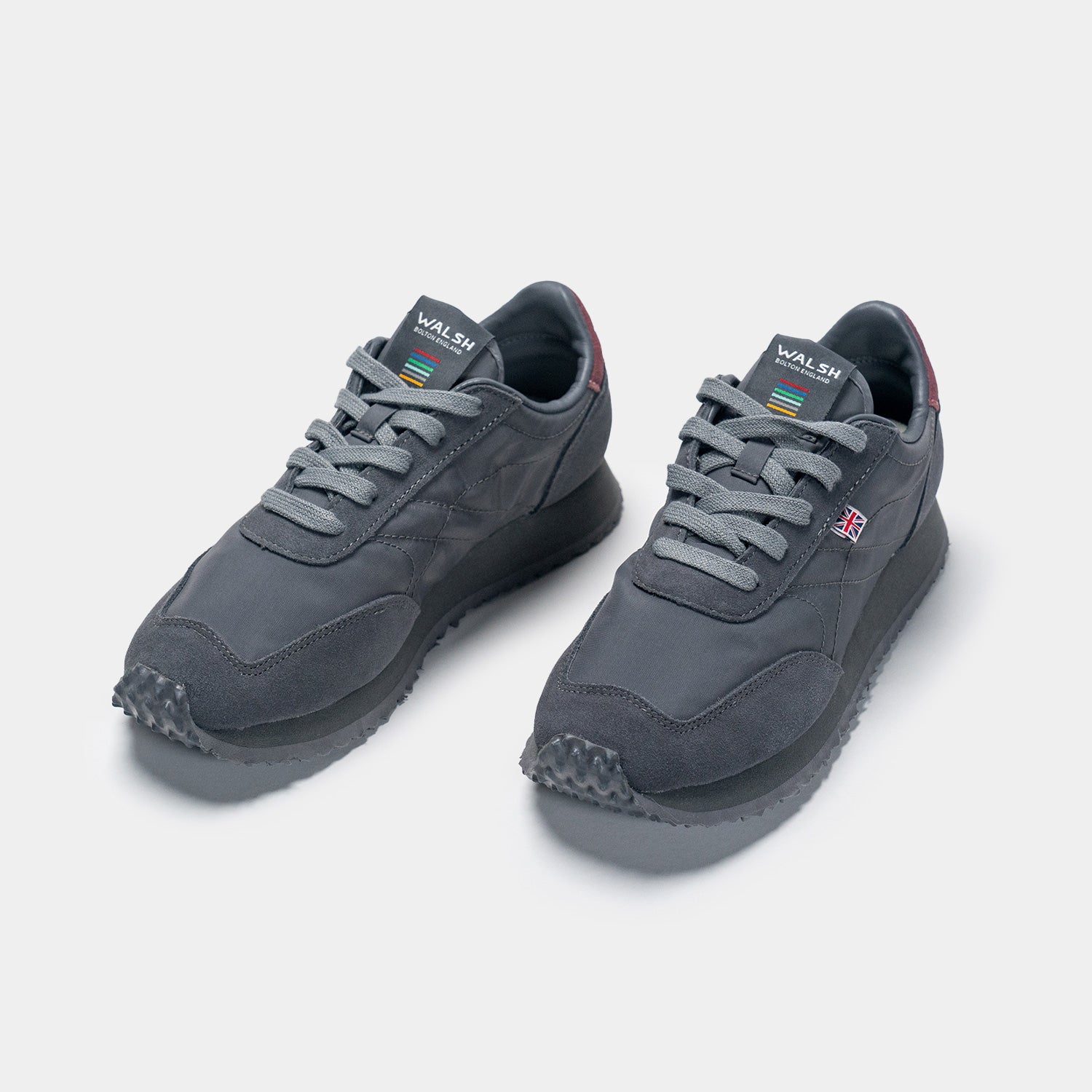Norman Walsh - Heritage Shoes - Tornado Lite - Gray Burgundy