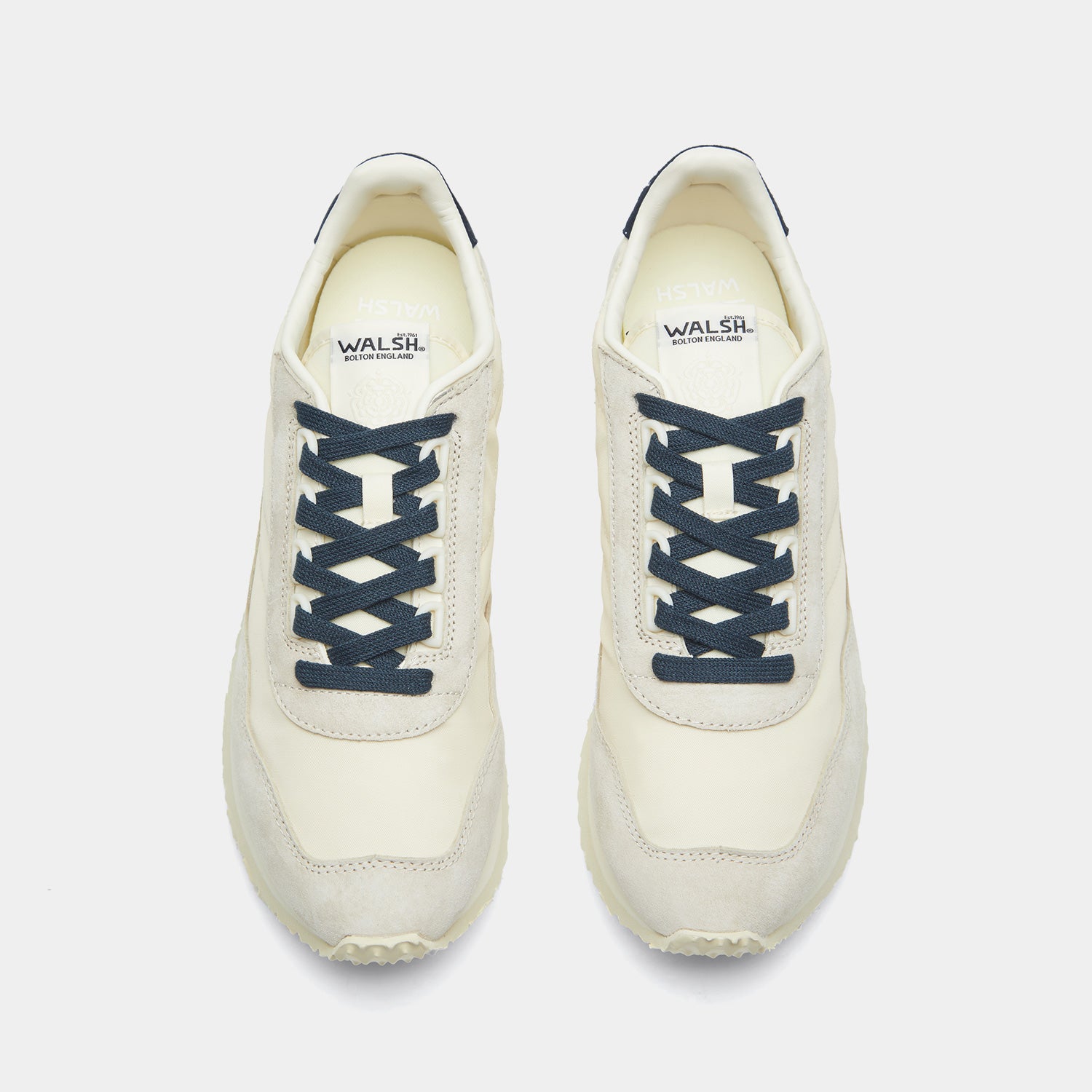 Ensign Lite - Off-White & Deep Steel Blue