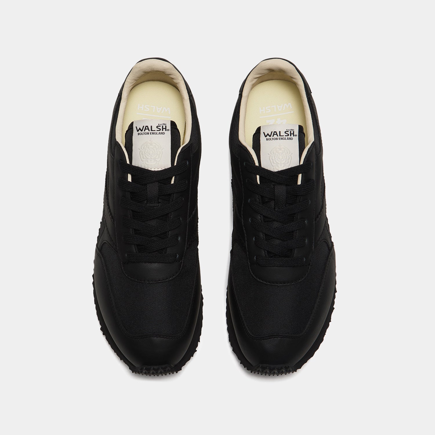 靴 WALSH Tornado Norman Walsh - Heritage Shoes - Tornado - Black - Handcrafted